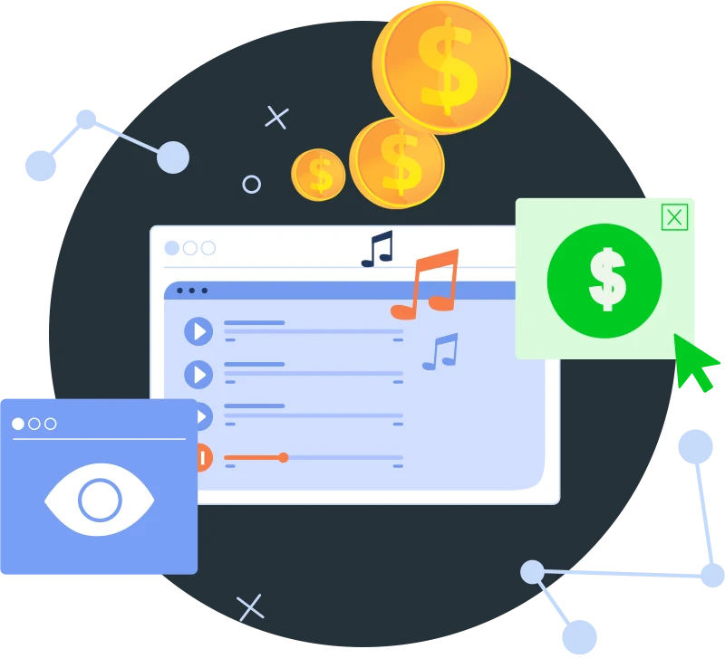 Receive Earnings Music