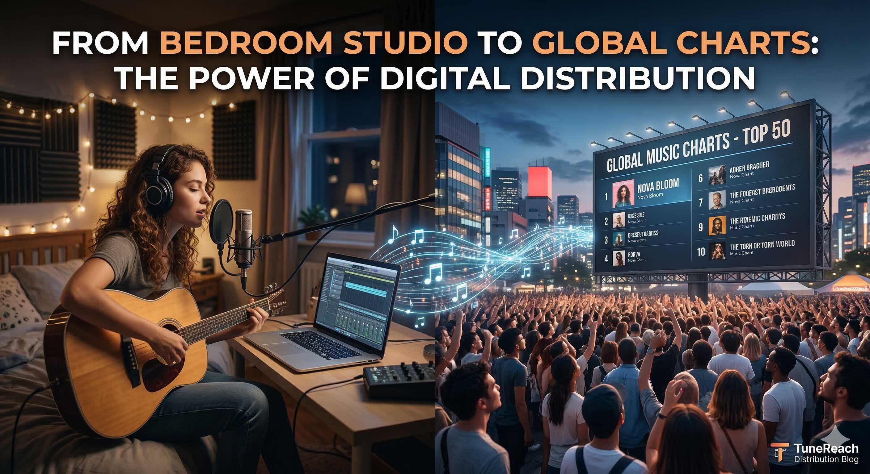 From Bedroom Studio to Global Charts: The Power of Digital Distribution